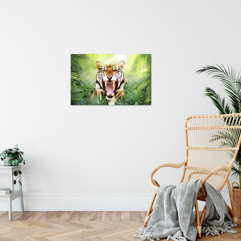 Wandbilder Wohnzimmer XXL Tieger Abstrakt Moderne Bilder Tiere